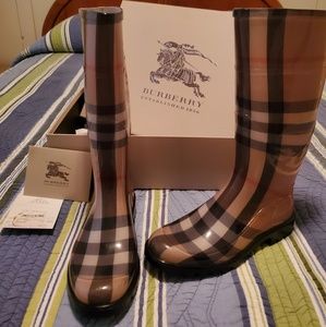 Authentic Burberry Rain Boots